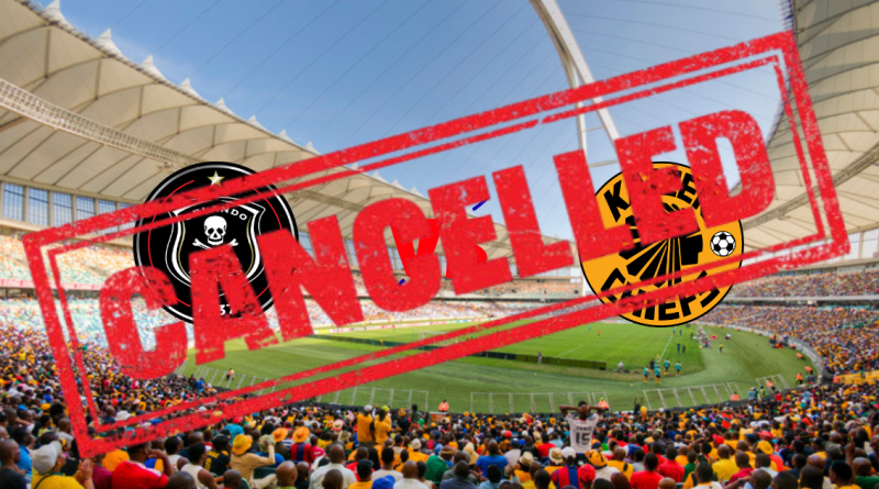 Legends Derby between Kaizer Chiefs and Orlando Pirates cancelled