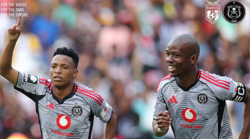 Orlando Pirates star Relebohile Mofokeng scored his first professional hat-trick in a 6-0 thrashing of TS Galaxy