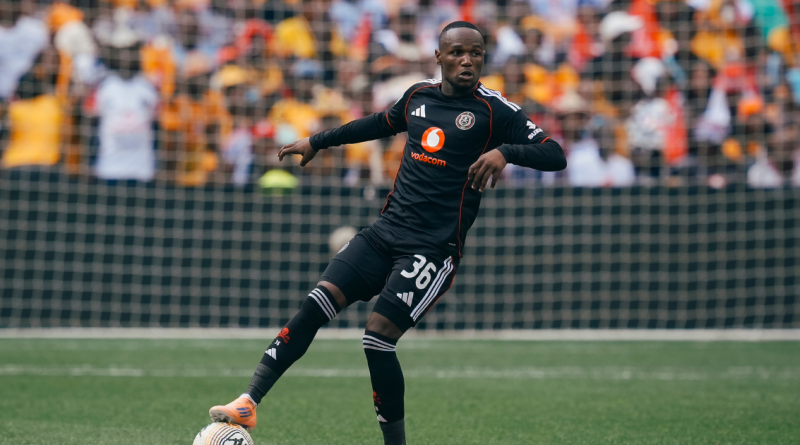 Orlando Pirates winger Kamogelo Sebelebele