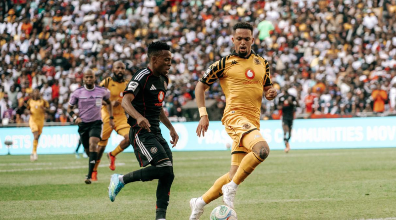 Orlando Pirates forward Relebohile Mofokeng and Kiazer Chiefs defender Aden McCarthy (Image: Kaizer Chiefs)