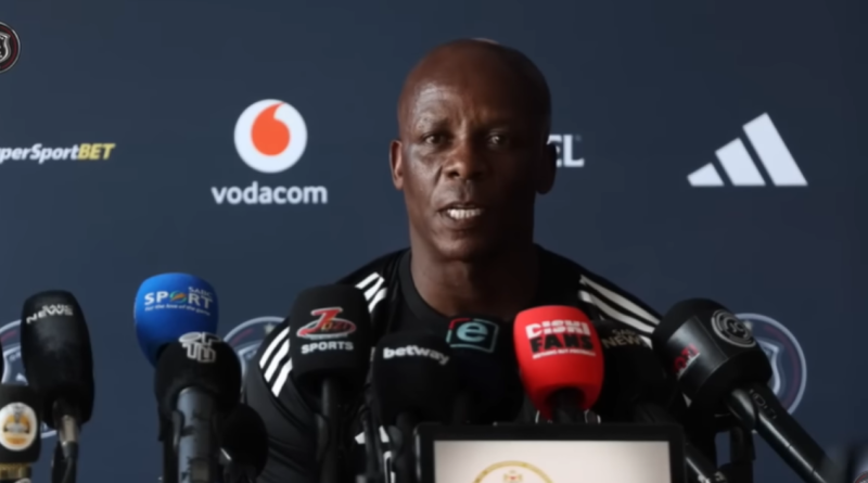 Orlando Pirates assistant coach Mandla Ncikazi (Image Orlando Pirates)
