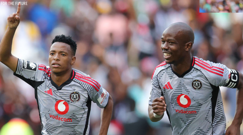 Orlando Pirates captain Nkosinathi Sibisi insists the Betway Premiership title race is far from over (Image: Orlando Pirates)