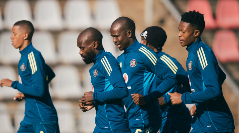 Orlando Pirates players training ahead of Betway Premiership match against Magesi FC (Image Orlando Pirates)