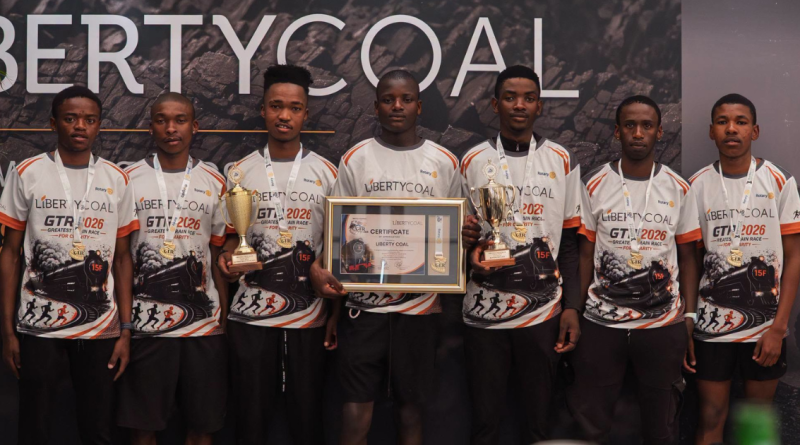 NAA Athletes After Competing As Part of The Liberty Coal Team At The Greatest Train Race for Charity in Middelburg (Image Supplied)