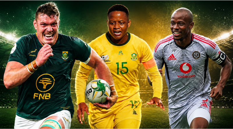 Springboks Return to Argentina, Banyana Face Morocco Test, MTN8 Quarter-Finals Take Centre Stage (Graphic: SizaNazo365 | Images: Springboks, Pirates, Banyana)