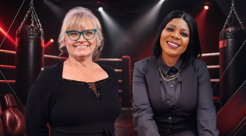 Boxing Manager Colleen McAusland and Promoter Zodwa Lubisi (Graphic: SizaNazo365 | Image: Supplied)